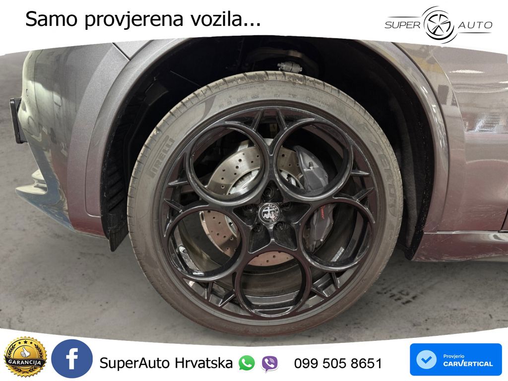 Alfa Romeo Stelvio Quadrifoglio 2.9 V6 Bi-Turbo (520 KS) Q4 Automatic LED+GR SJED+ACC