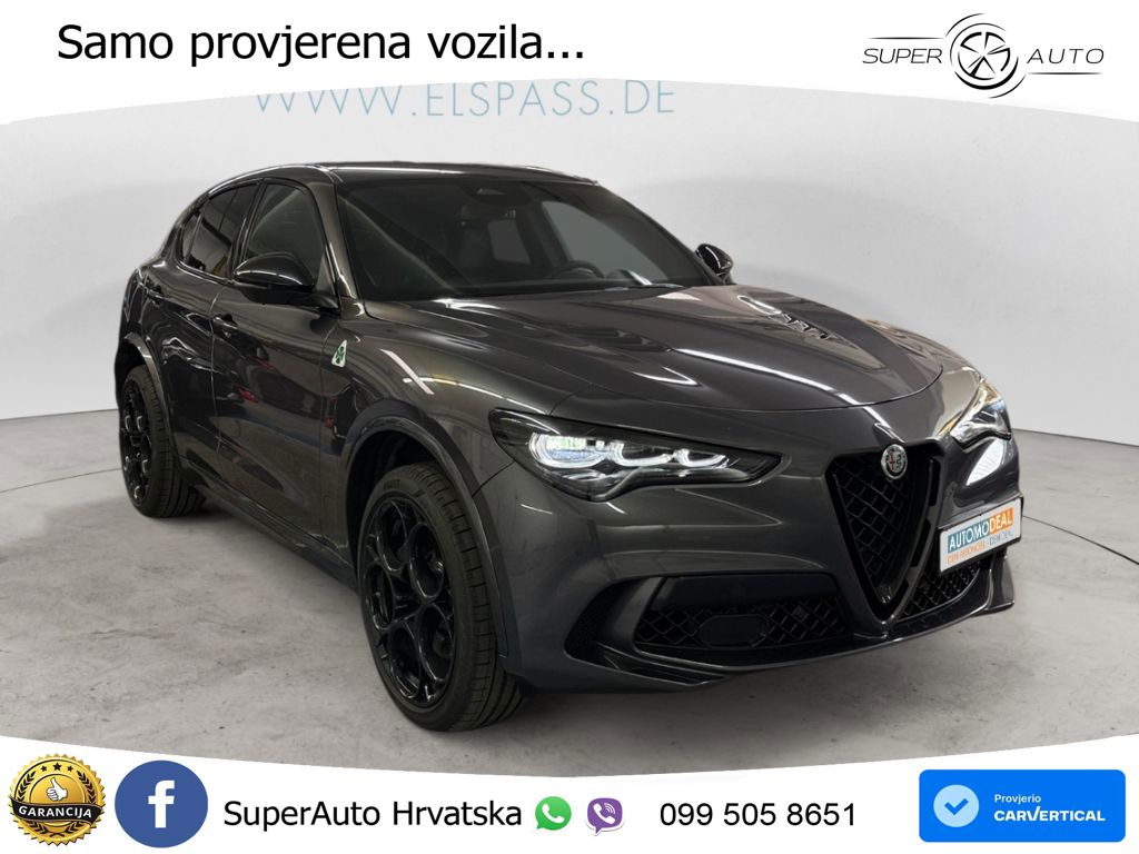 Alfa Romeo Stelvio Quadrifoglio 2.9 V6 Bi-Turbo (520 KS) Q4 Automatic LED+GR SJED+ACC