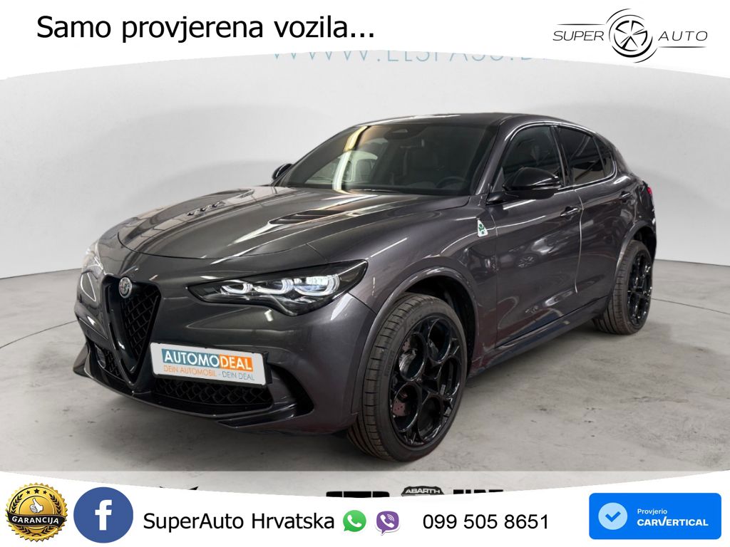 Alfa Romeo Stelvio Quadrifoglio 2.9 V6 Bi-Turbo (520 KS) Q4 Automatic LED+GR SJED+ACC