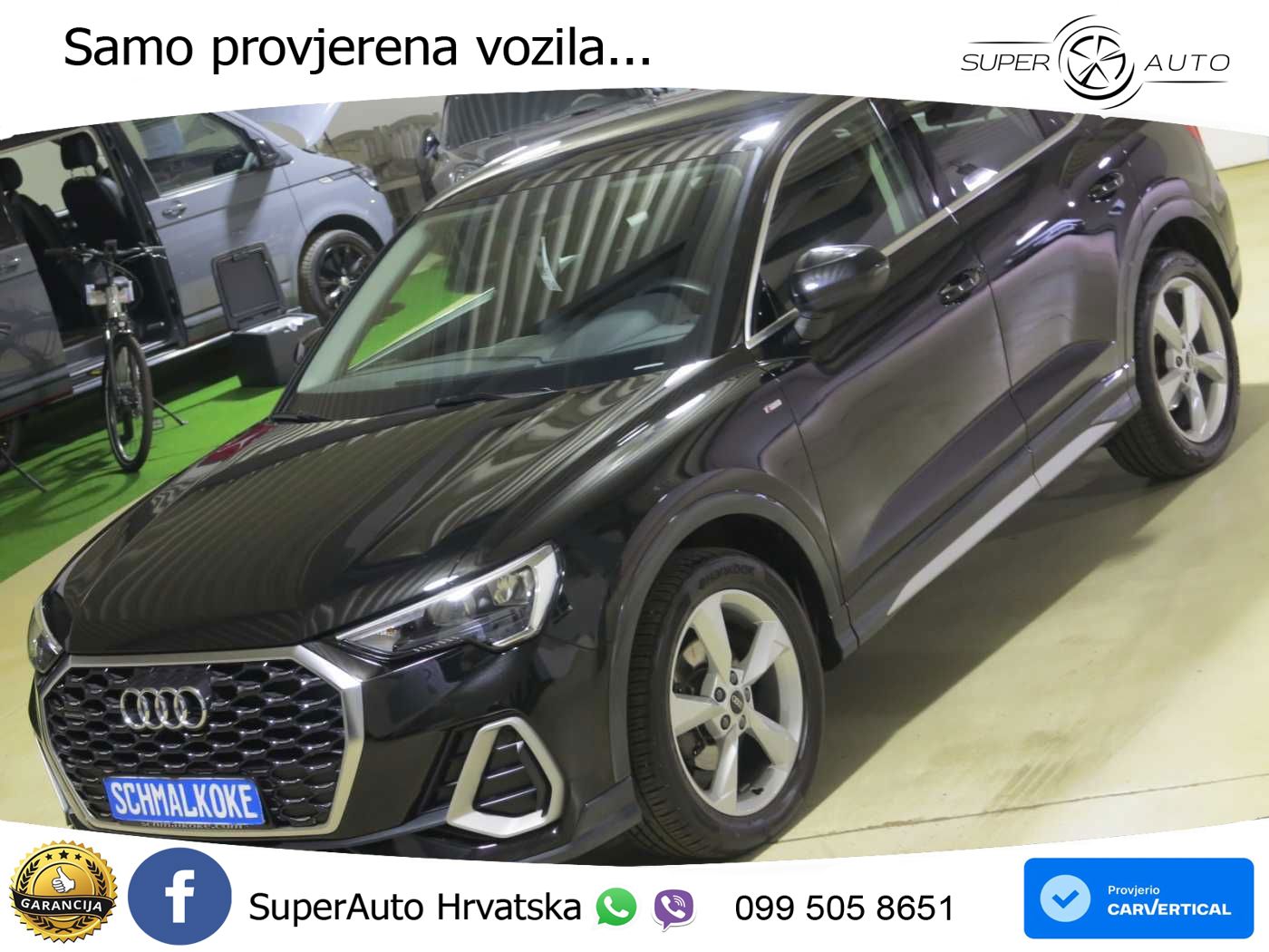 Audi Q3 Sportback 35 TDI (150 KS) quattro S tronic S line LED+GR SJED+ACC
