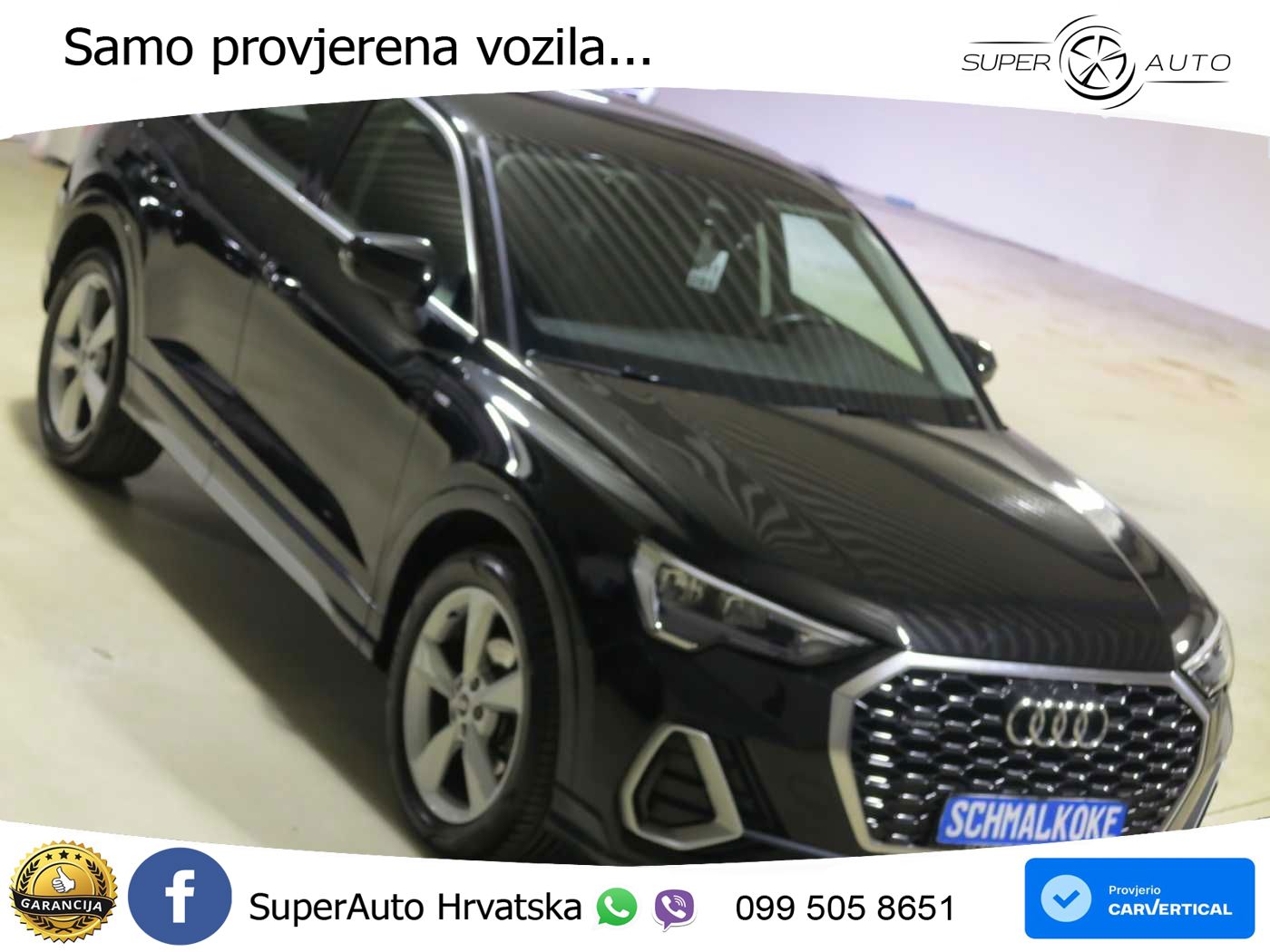 Audi Q3 Sportback 35 TDI (150 KS) quattro S tronic S line LED+GR SJED+ACC