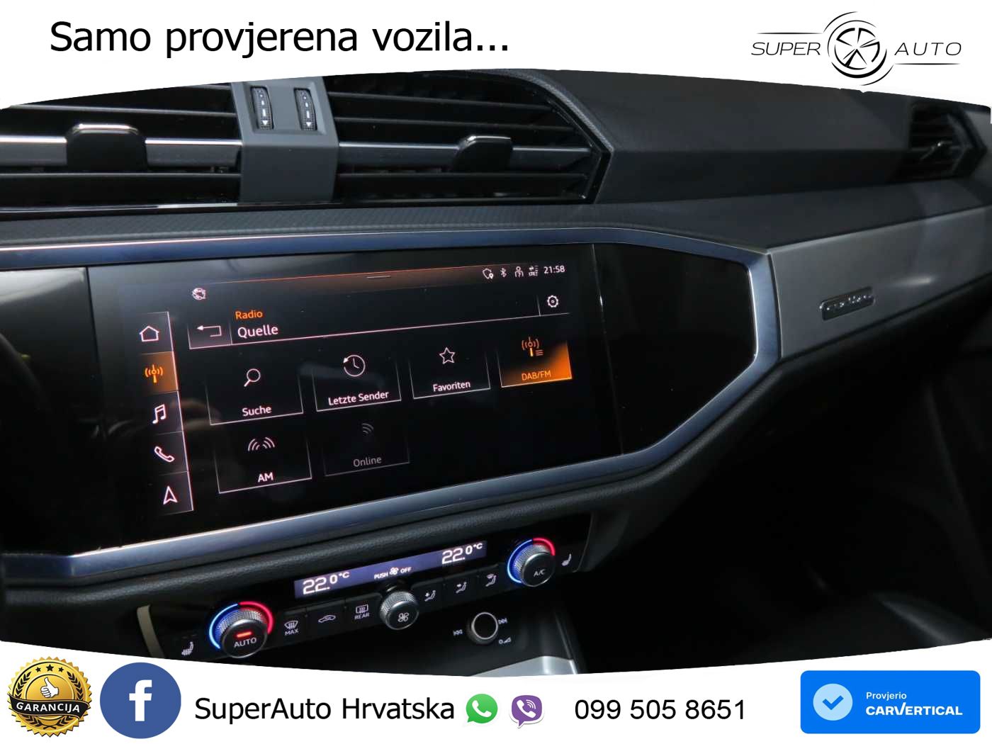 Audi Q3 Sportback 35 TDI (150 KS) quattro S tronic S line LED+GR SJED+ACC