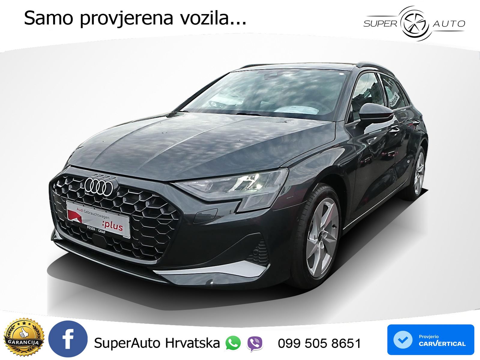Audi A3 30 TDI (116 KS) advanced LED+GR SJED+ACC