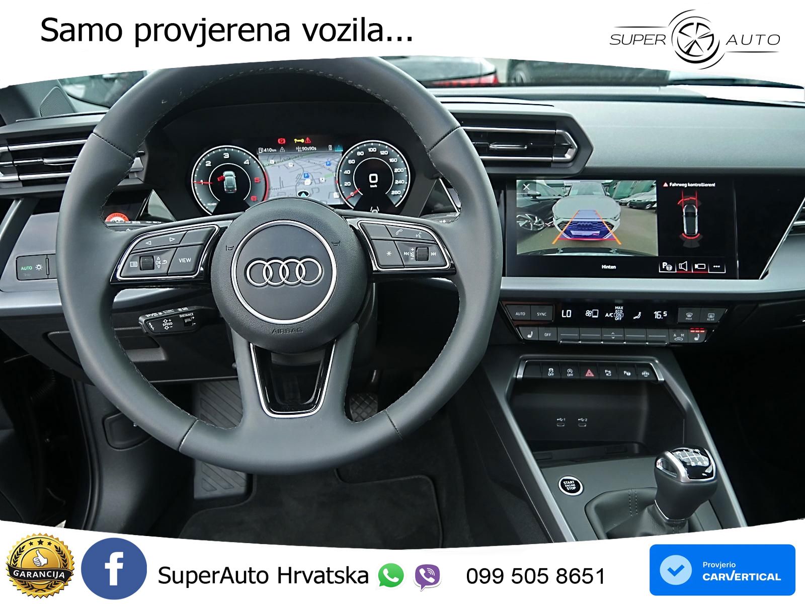 Audi A3 30 TDI (116 KS) advanced LED+GR SJED+ACC