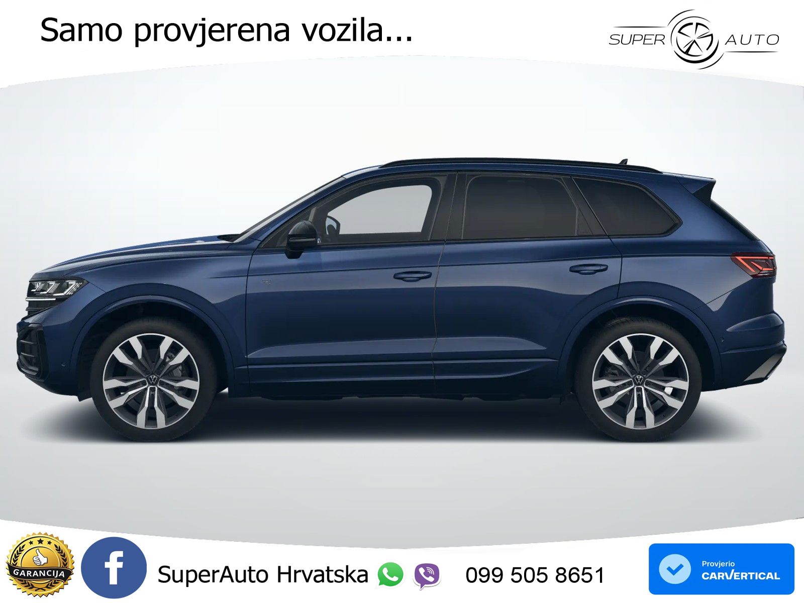 Volkswagen Touareg 3.0 V6 TDI (286 KS) 4MOTION Tiptronic ZRAČNI+ACC+4xGR SJED+KAM