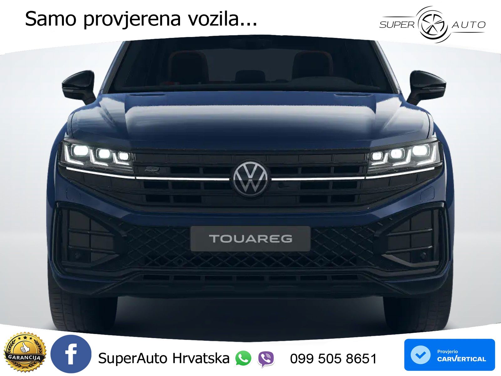 Volkswagen Touareg 3.0 V6 TDI (286 KS) 4MOTION Tiptronic ZRAČNI+ACC+4xGR SJED+KAM