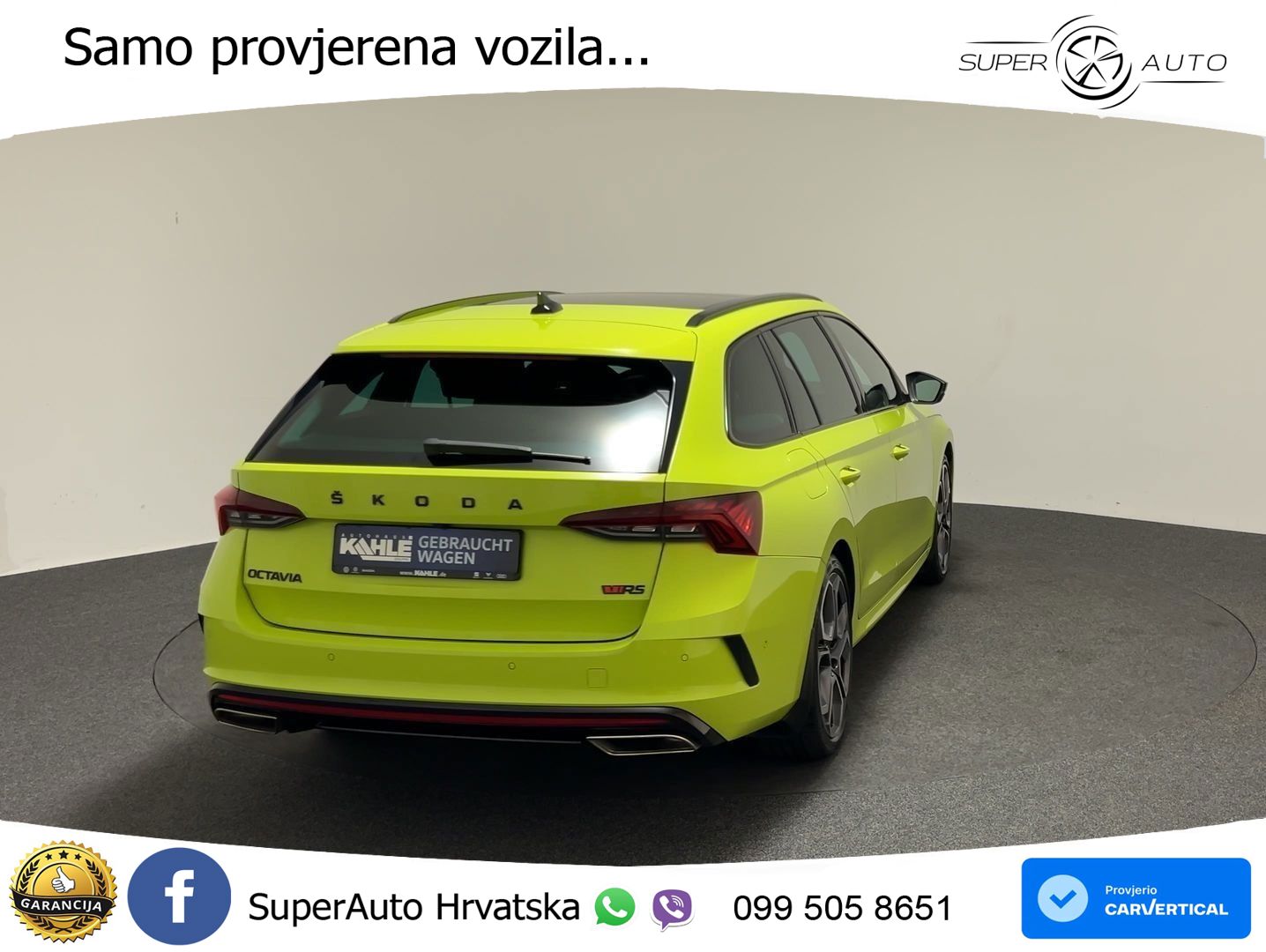 Škoda Octavia Combi RS 2.0 TDI (200 KS) 4x4 DSG