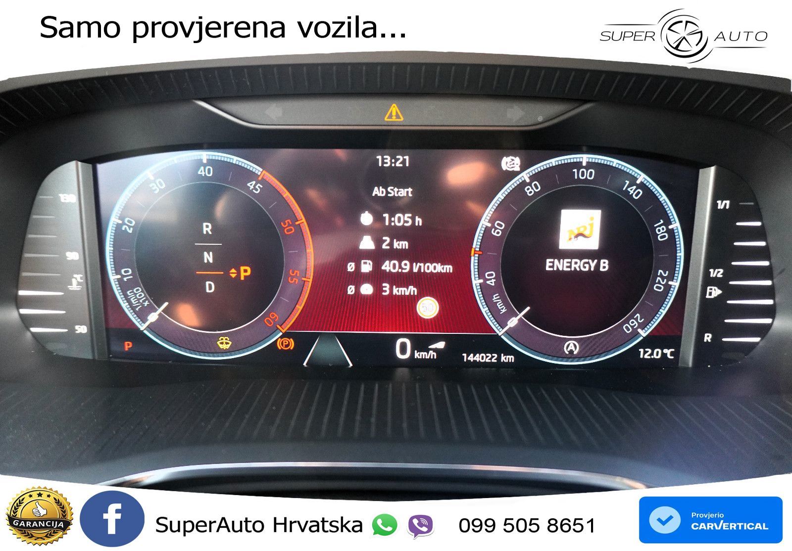 Škoda Octavia Combi 2.0 TDI (150 KS) DSG LED+GR SJED+ACC