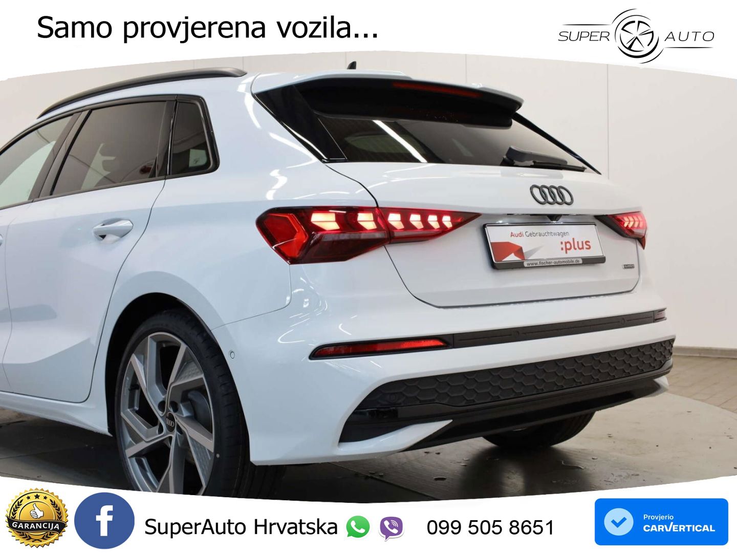 Audi A3 Sportback 40 TFSI (204 KS) quattro S tronic LED+GR SJED+ACC
