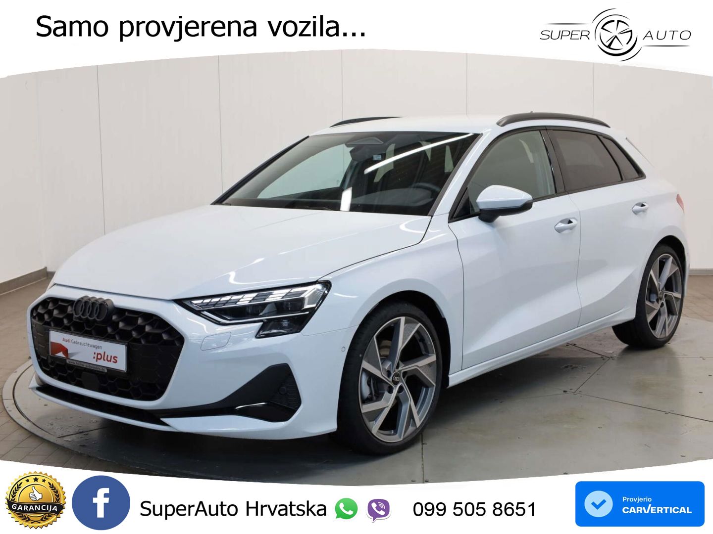 Audi A3 Sportback 40 TFSI (204 KS) quattro S tronic LED+GR SJED+ACC