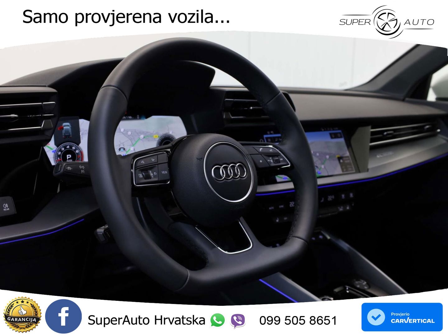 Audi A3 Sportback 40 TFSI (204 KS) quattro S tronic LED+GR SJED+ACC