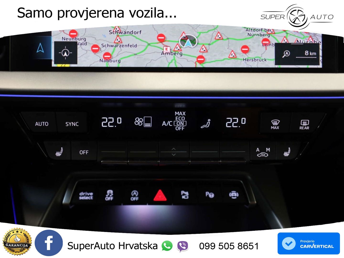 Audi A3 Sportback 40 TFSI (204 KS) quattro S tronic LED+GR SJED+ACC