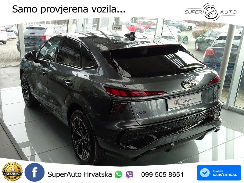Audi Q3 Sportback 2.0 TDI (150 KS) S tronic S line LED+GR SJED+ACC