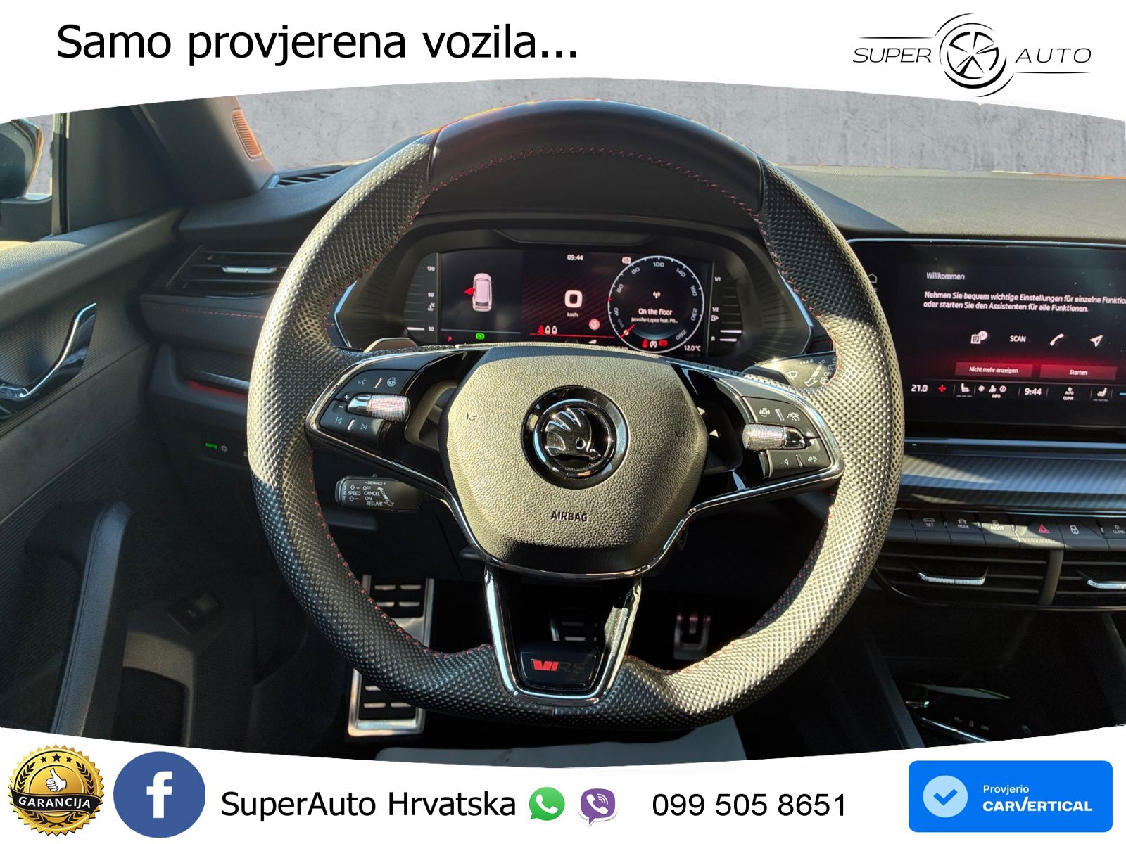 Škoda Octavia Combi RS 2.0 TDI (200 KS) 4x4 DSG LED+GR SJED+ACC