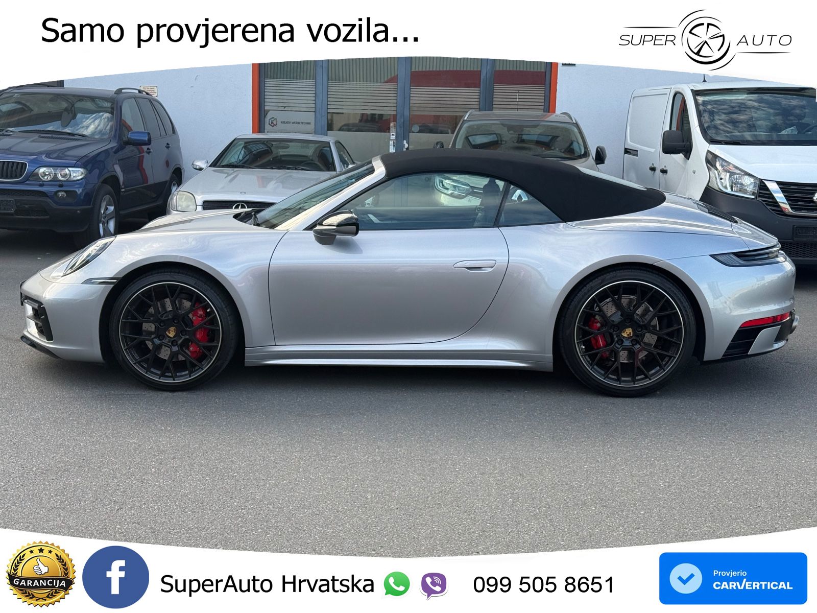 Porsche 911 Carrera 4S Cabriolet 3.0 (450 KS) PDK ZRAČNI+ACC+GR SJED+KAM