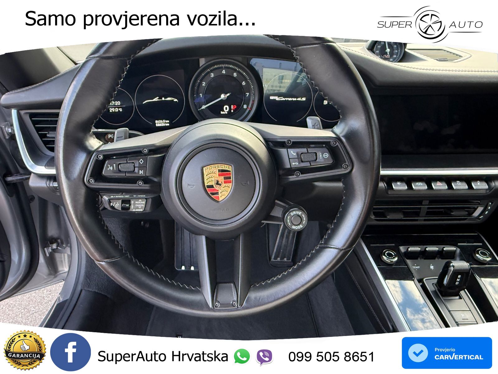 Porsche 911 Carrera 4S Cabriolet 3.0 (450 KS) PDK ZRAČNI+ACC+GR SJED+KAM