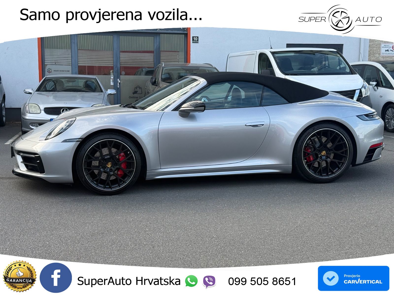 Porsche 911 Carrera 4S Cabriolet 3.0 (450 KS) PDK ZRAČNI+ACC+GR SJED+KAM