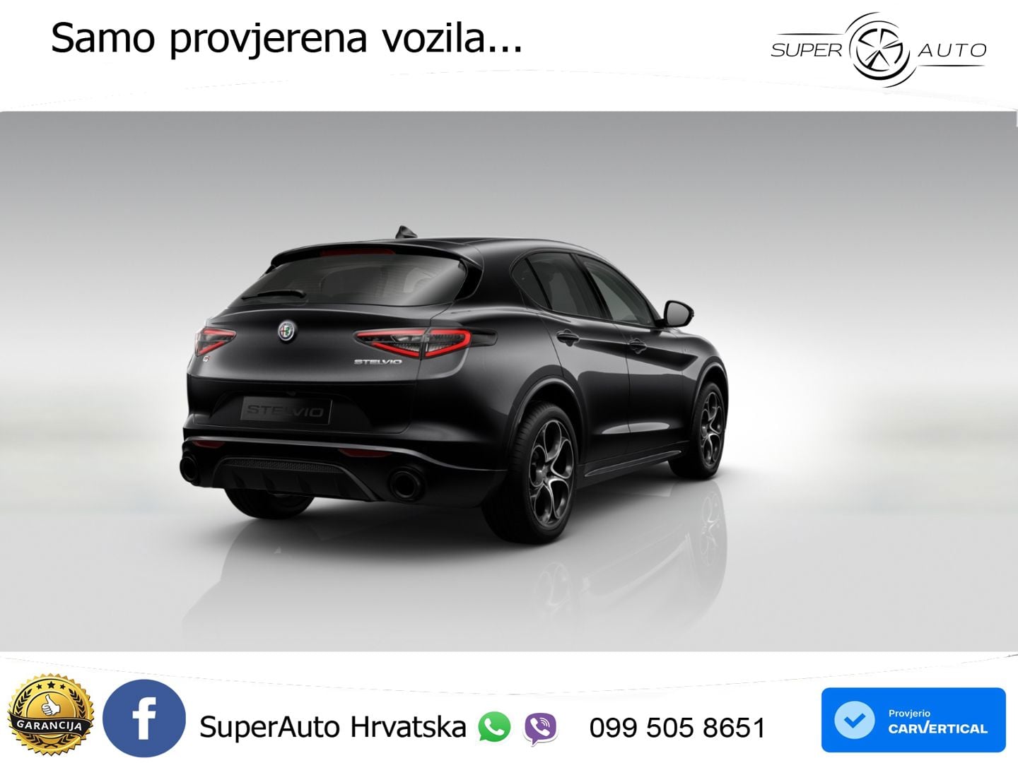 Alfa Romeo Stelvio 2.0 Turbo (280 KS) Q4 Automatic LED+GR SJED+ACC