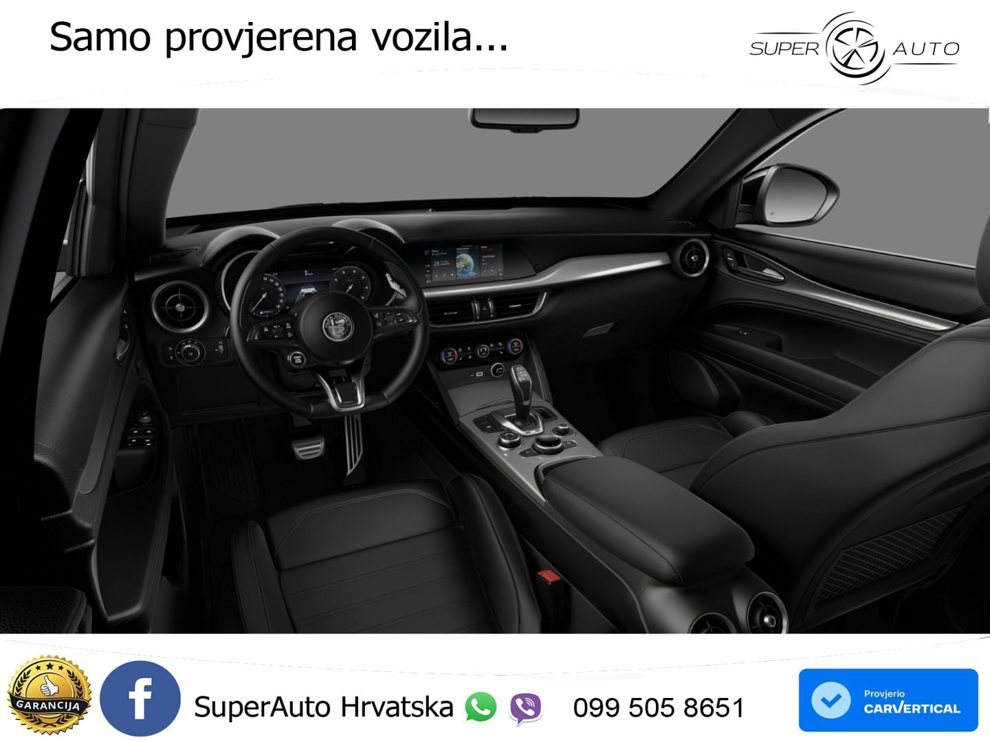 Alfa Romeo Stelvio 2.0 Turbo (280 KS) Q4 Automatic LED+GR SJED+ACC