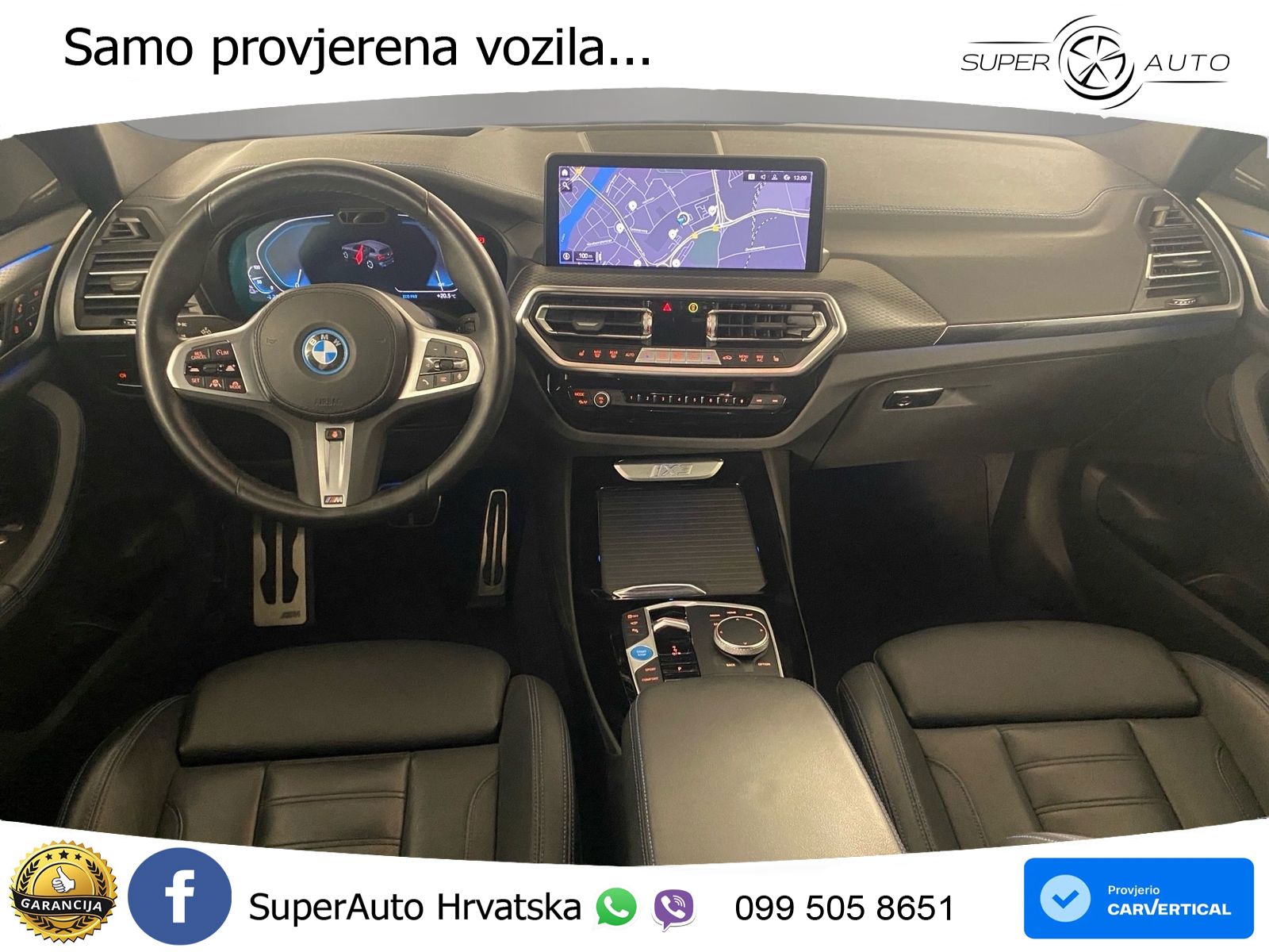 BMW iX3 80 kWh (286 KS) M Sport LED+GR SJED+ACC
