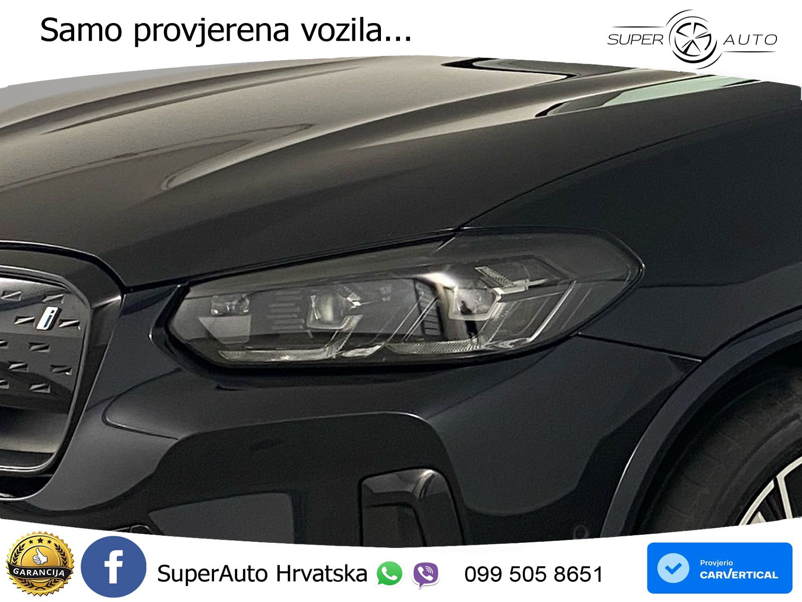 BMW iX3 80 kWh (286 KS) M Sport LED+GR SJED+ACC
