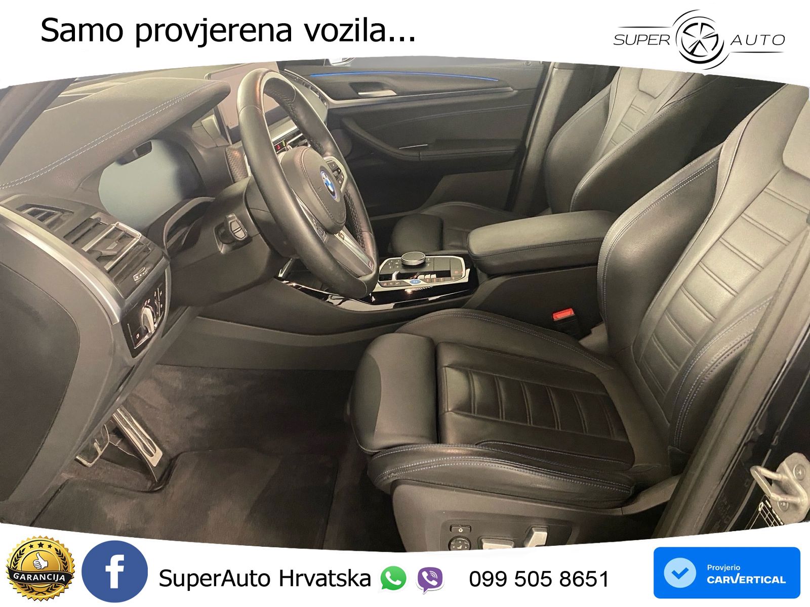BMW iX3 80 kWh (286 KS) M Sport LED+GR SJED+ACC