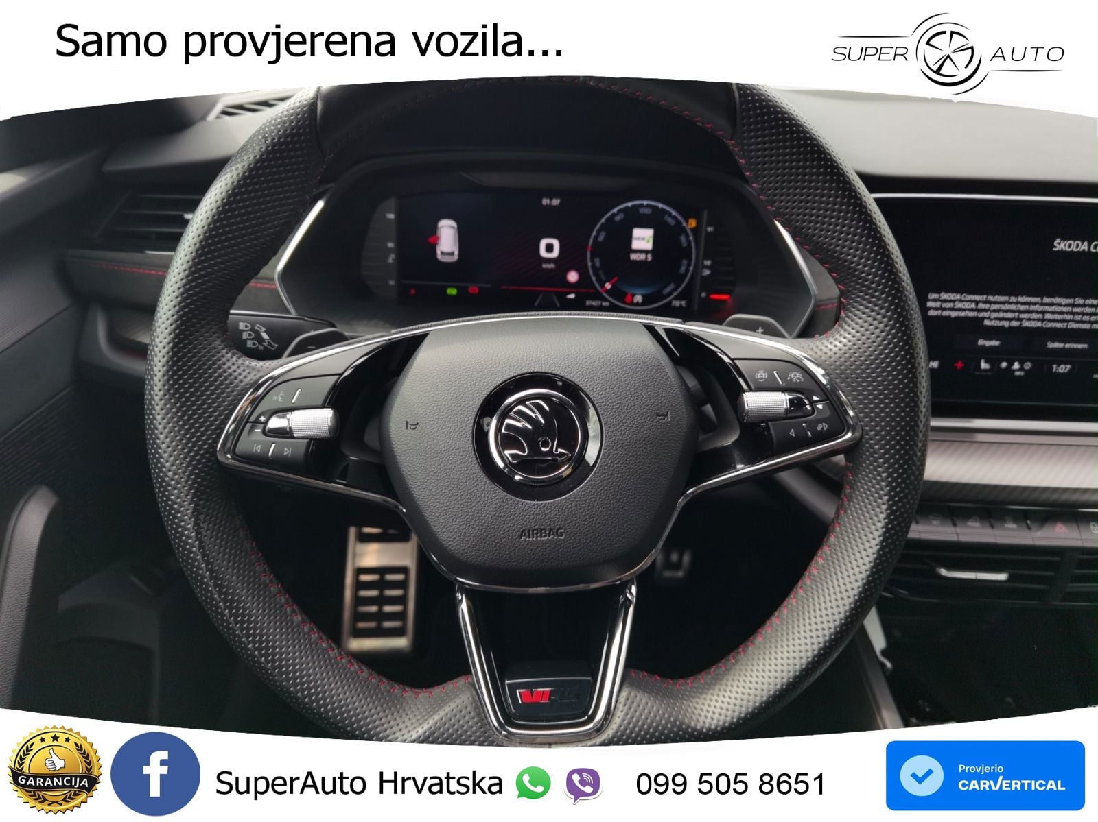 Škoda Octavia Combi RS 2.0 TDI (200 KS) DSG MATRIX+GR SJED+KAM
