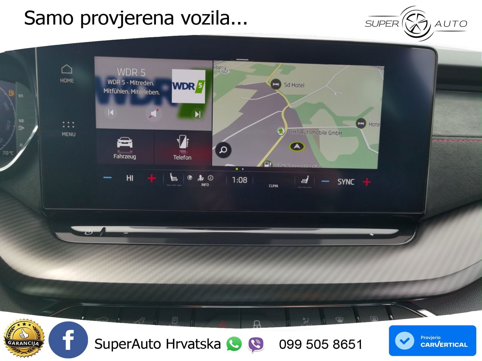 Škoda Octavia Combi RS 2.0 TDI (200 KS) DSG MATRIX+GR SJED+KAM