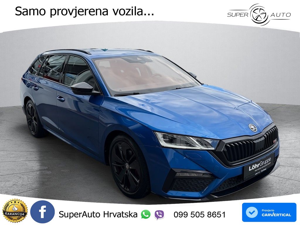 Škoda Octavia Combi RS 2.0 TDI (200 KS) DSG MATRIX+GR SJED+KAM