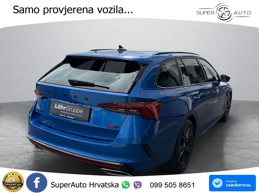 Škoda Octavia Combi RS 2.0 TDI (200 KS) DSG MATRIX+GR SJED+KAM