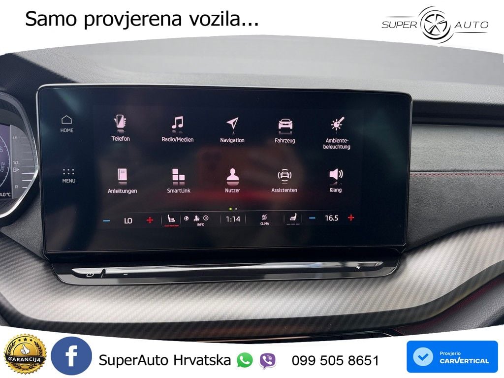 Škoda Octavia Combi RS 2.0 TDI (200 KS) DSG MATRIX+GR SJED+KAM