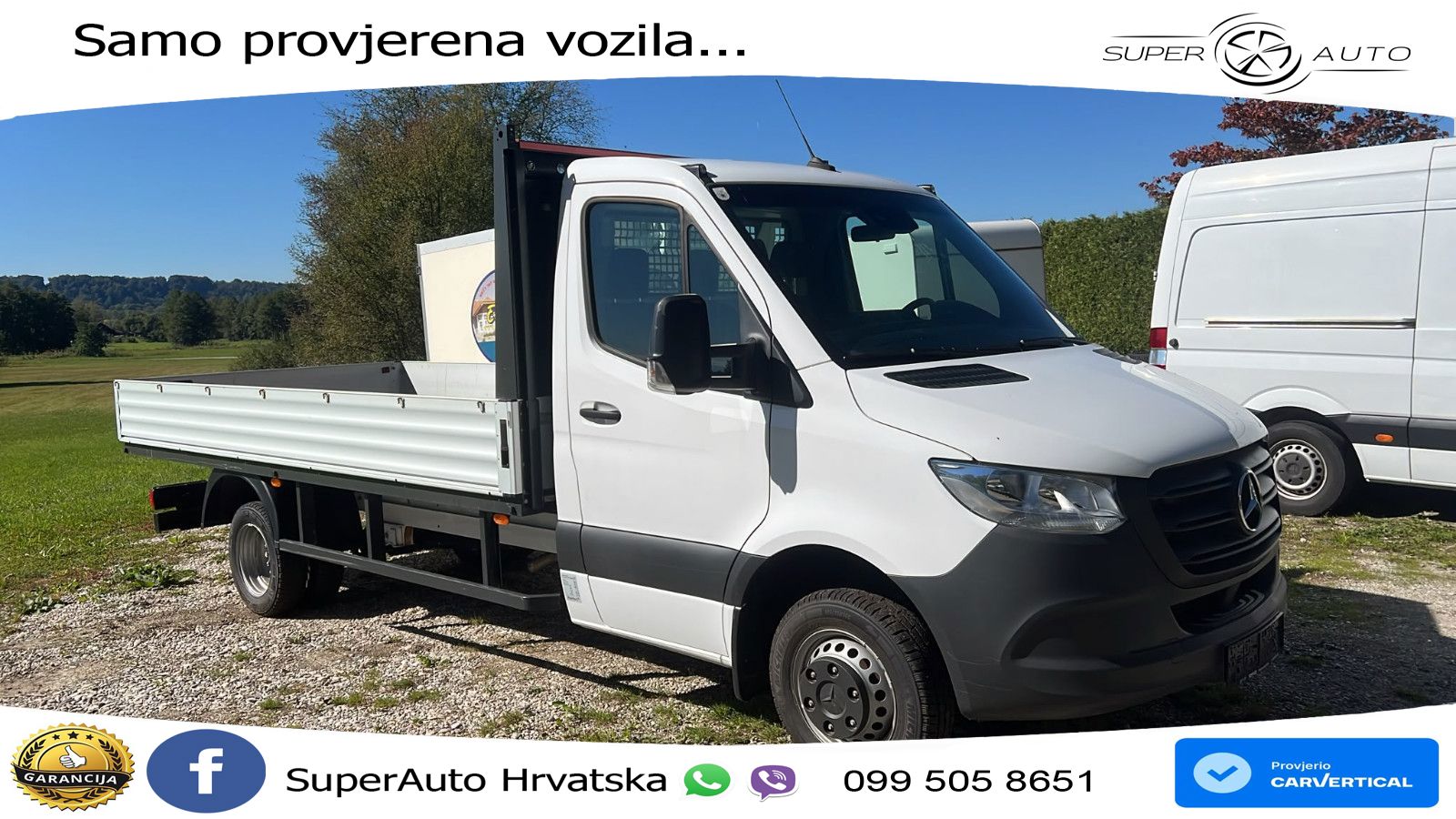 Mercedes-Benz Sprinter III Pritsche 515 AHK 15000 km 3,5 t 150 KS