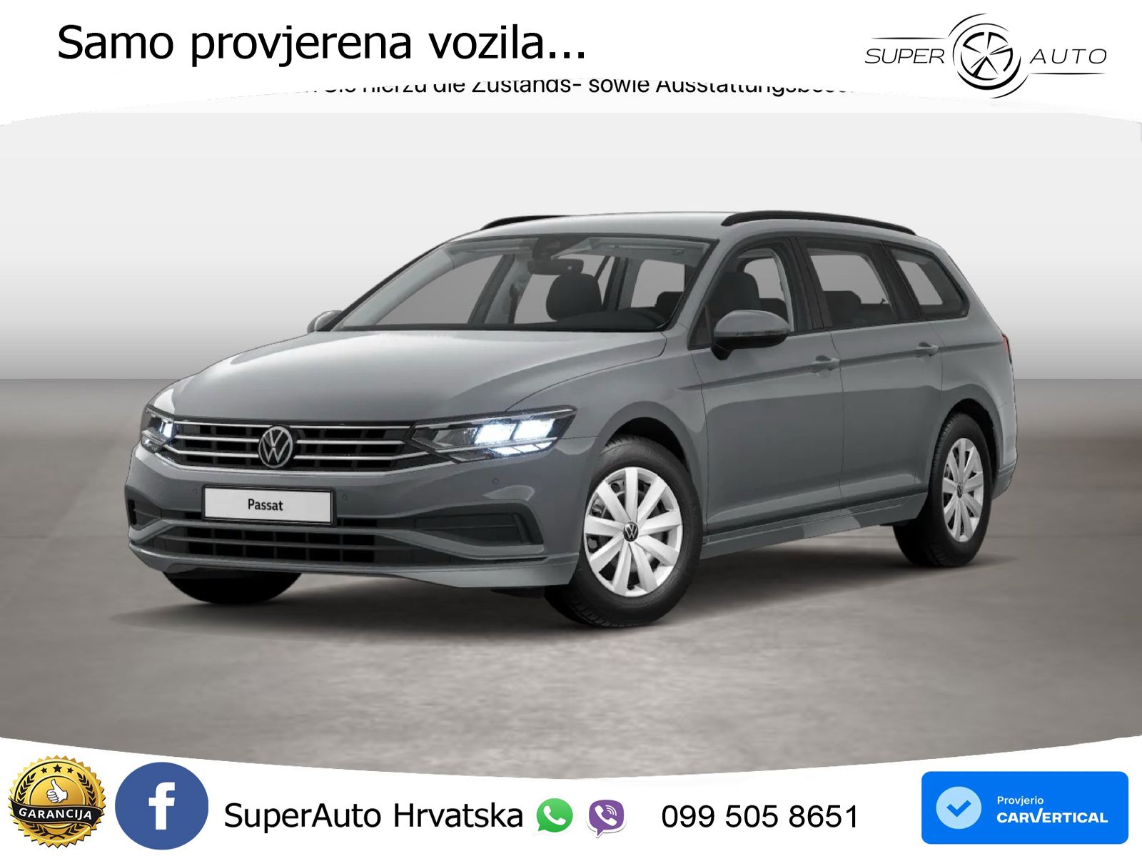 Volkswagen Passat Variant 2.0 TDI (150 KS) DSG LED+GR SJED+ACC