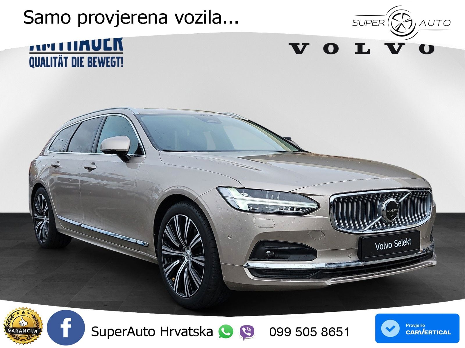 Volvo V90 2.0 B4 Diesel AWD Geartronic LED+GR SJED+ACC