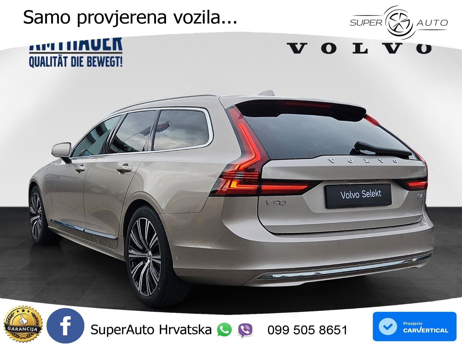 Volvo V90 2.0 B4 Diesel AWD Geartronic LED+GR SJED+ACC