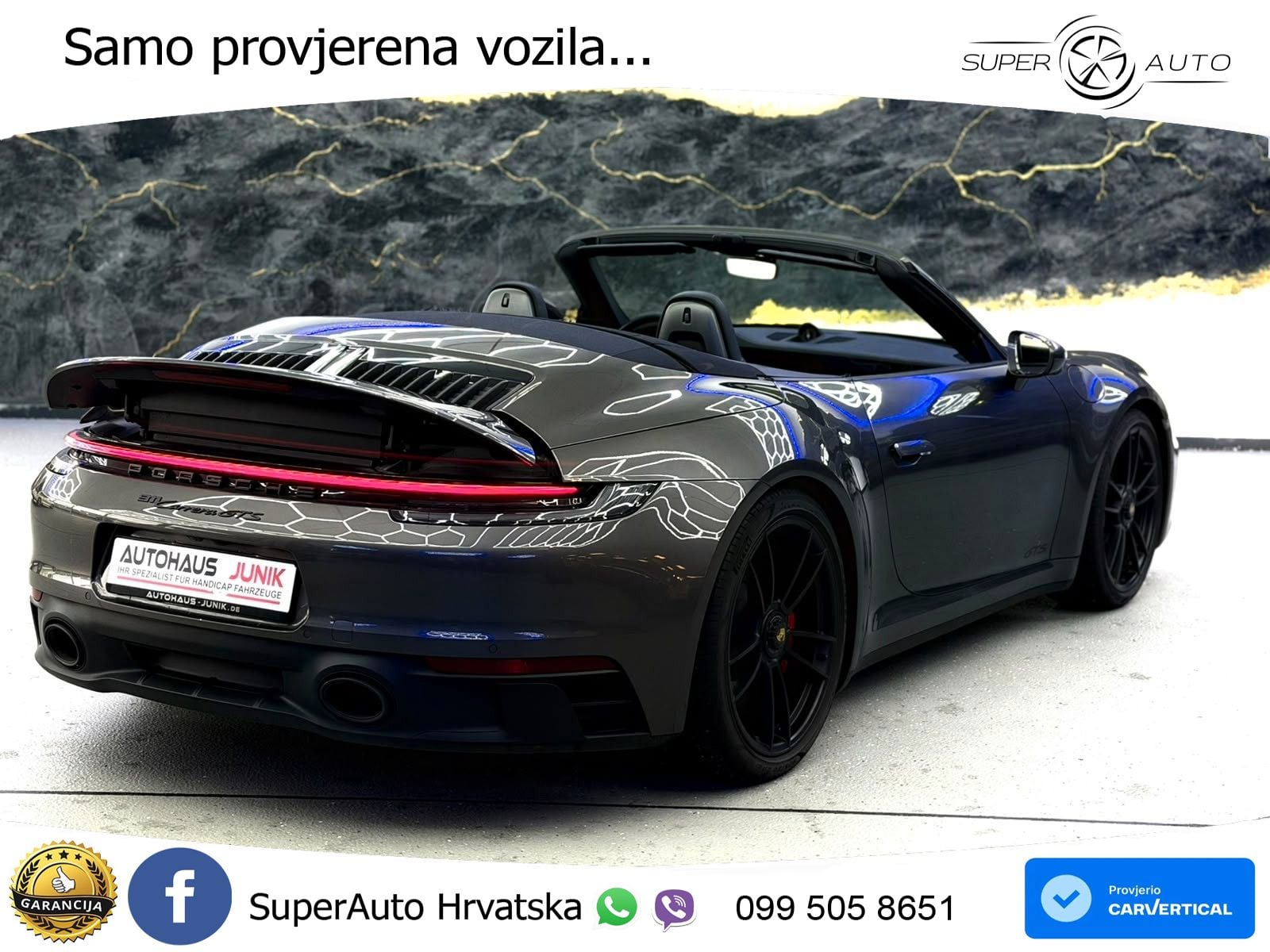 Porsche 911 Carrera GTS Cabriolet 3.0 (480 KS) PDK