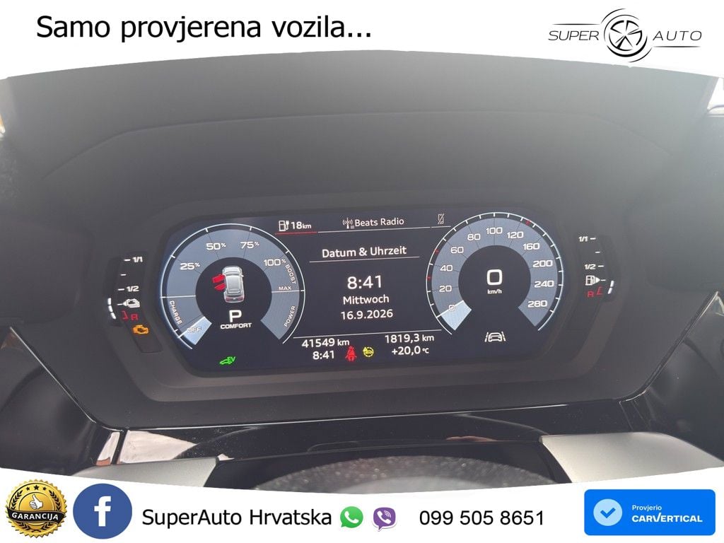 Audi A3 40 TFSIe (204 KS) S tronic S line