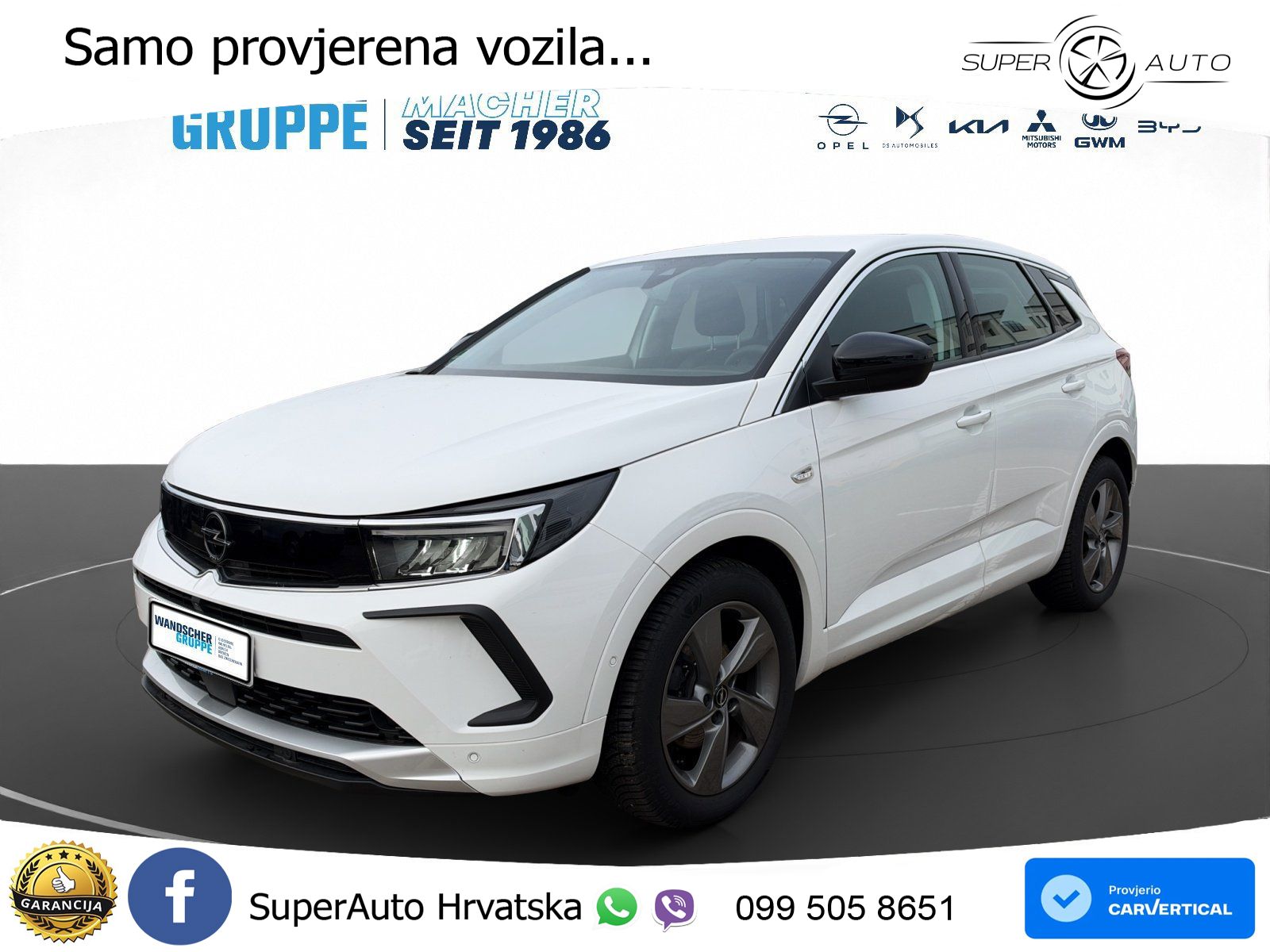 Opel Grandland 1.2i Turbo (130 KS) Automatic LED+ACC