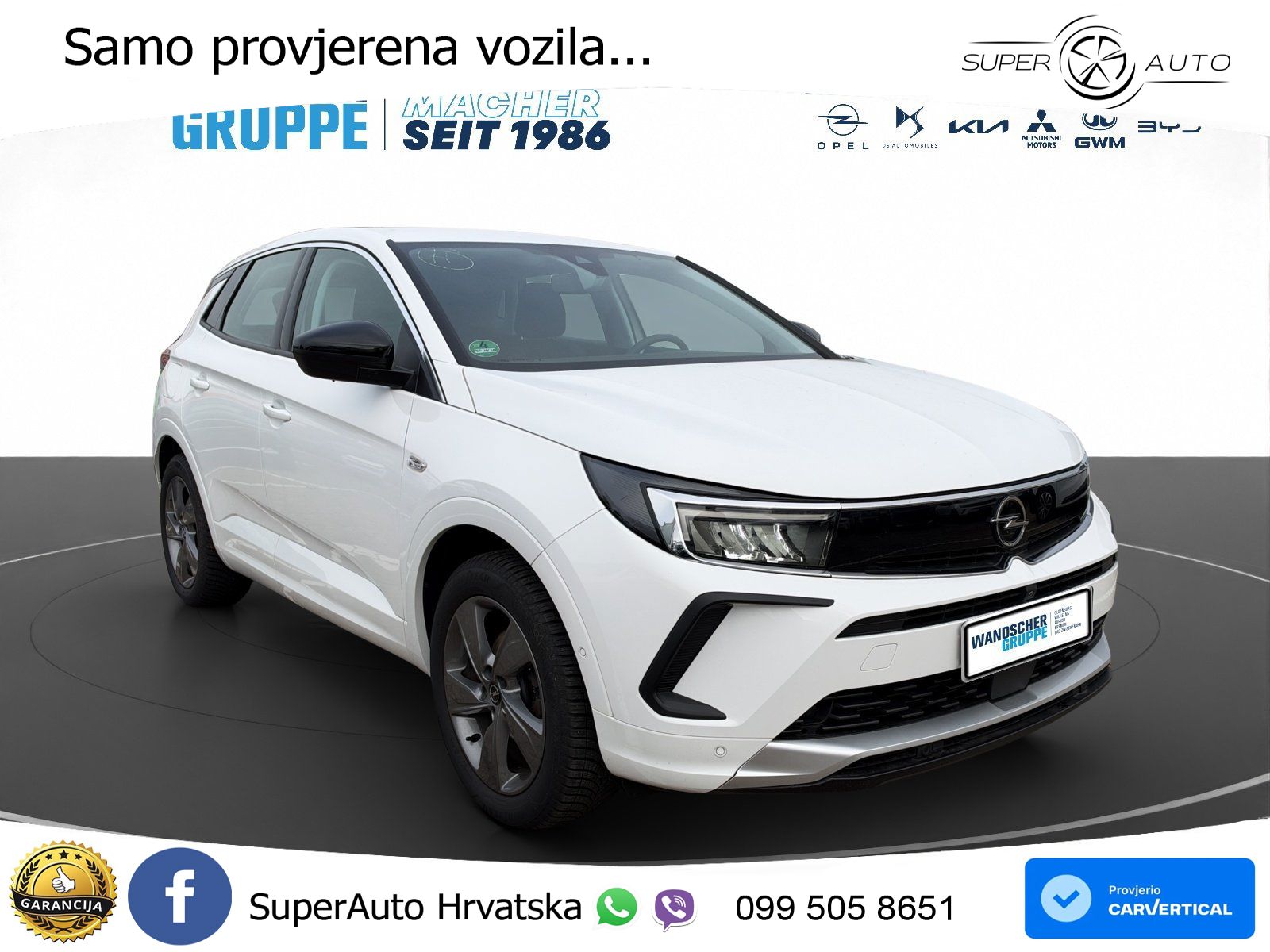 Opel Grandland 1.2i Turbo (130 KS) Automatic LED+ACC