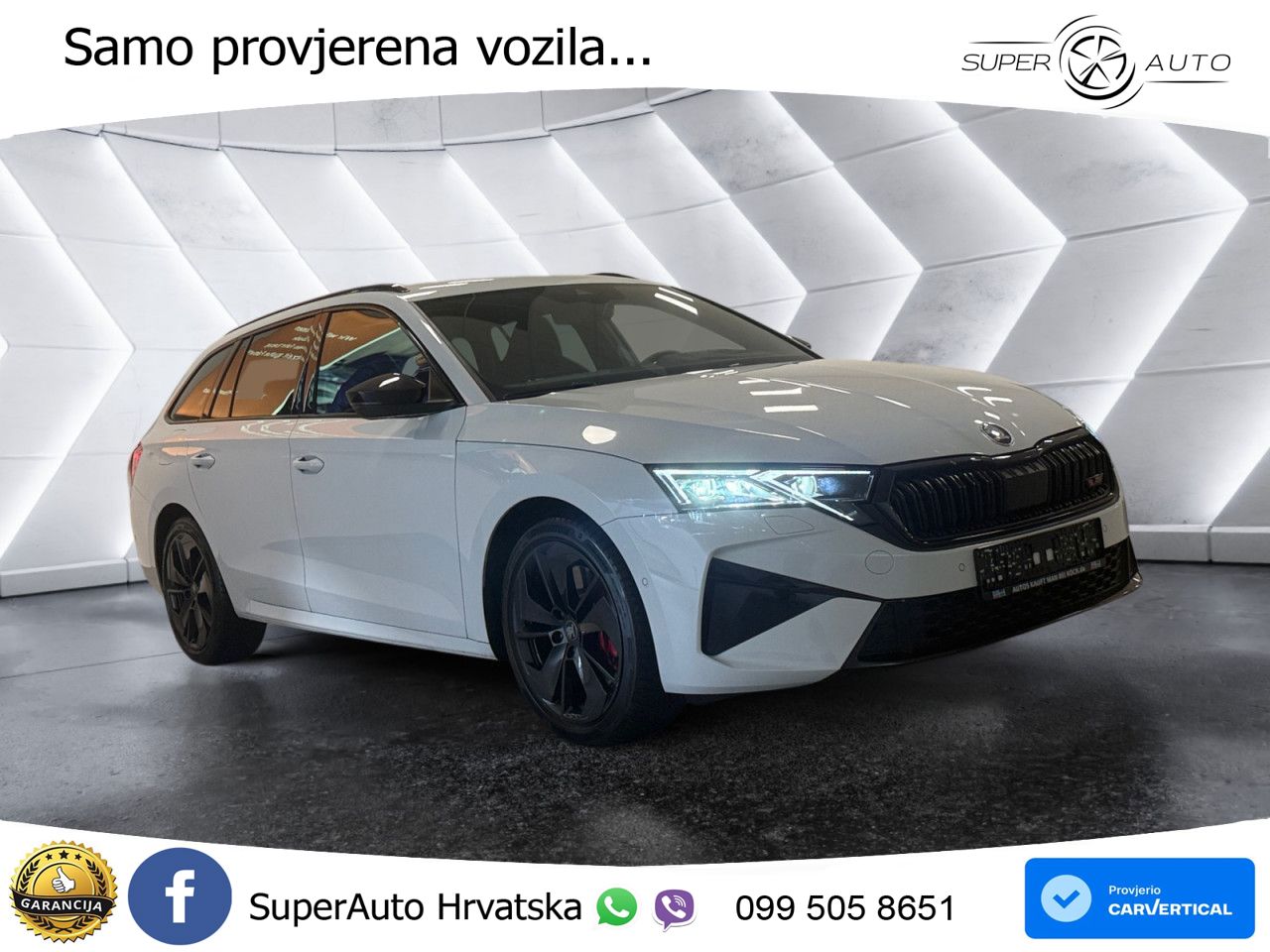 Škoda Octavia Combi RS 2.0 TSI (265 KS) DSG MATRIX+GR SJED+KAM