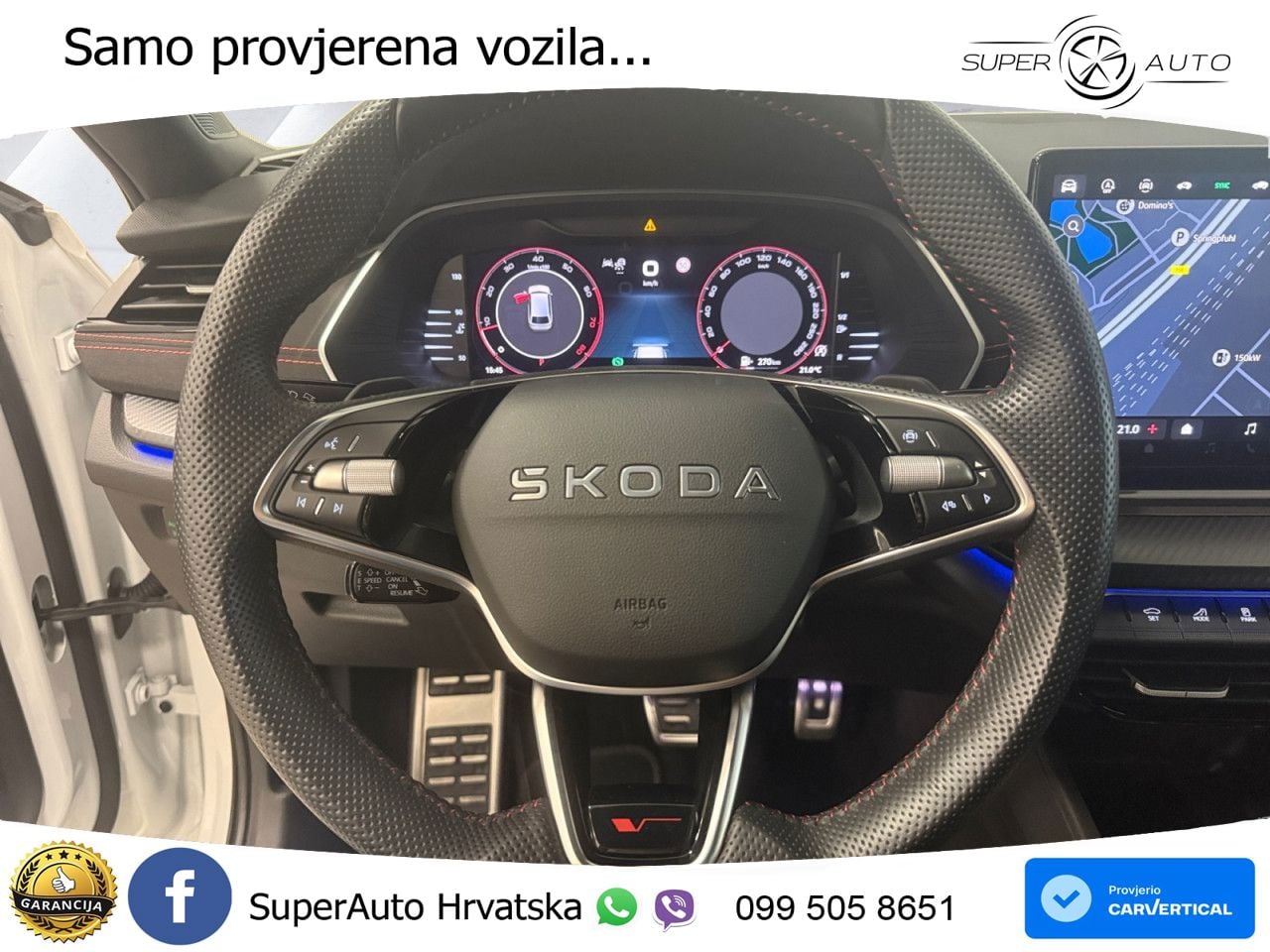 Škoda Octavia Combi RS 2.0 TSI (265 KS) DSG MATRIX+GR SJED+KAM
