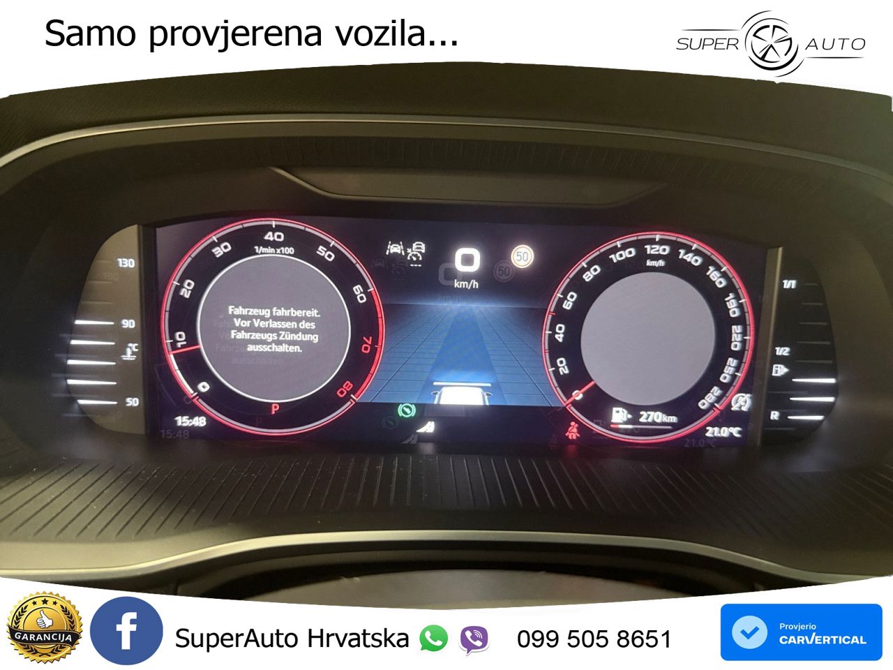 Škoda Octavia Combi RS 2.0 TSI (265 KS) DSG MATRIX+GR SJED+KAM