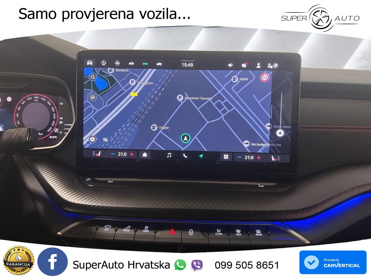 Škoda Octavia Combi RS 2.0 TSI (265 KS) DSG MATRIX+GR SJED+KAM
