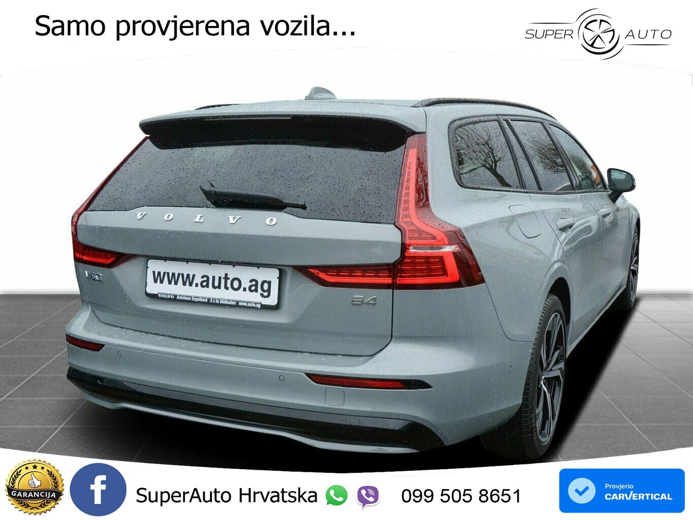 Volvo V60 2.0 B4 Diesel Geartronic LED+GR SJED+ACC