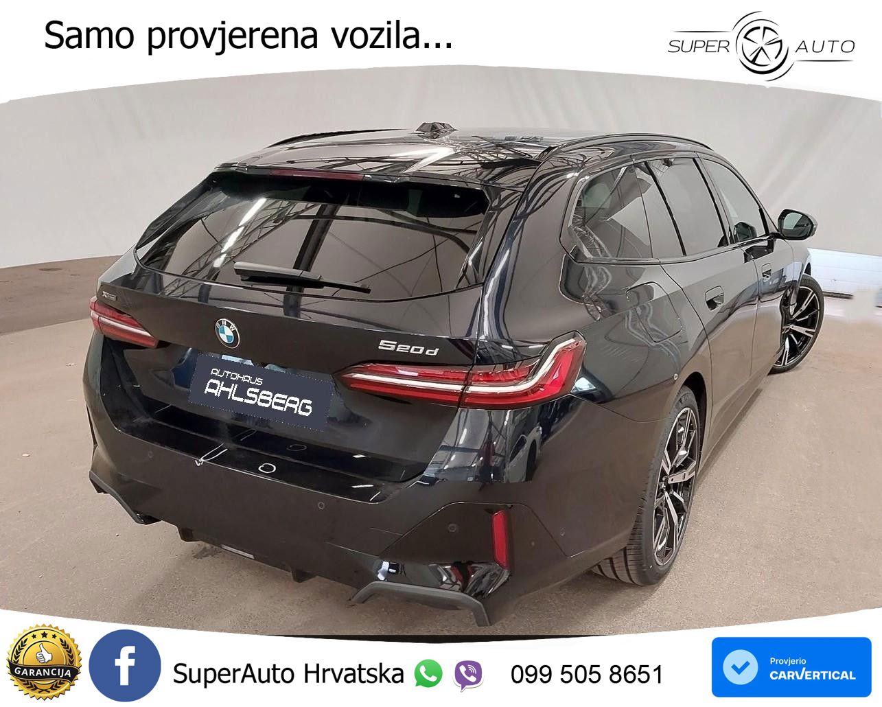 BMW 520d Touring (197 KS) xDrive Steptronic M Sport LED+GR SJED+ACC