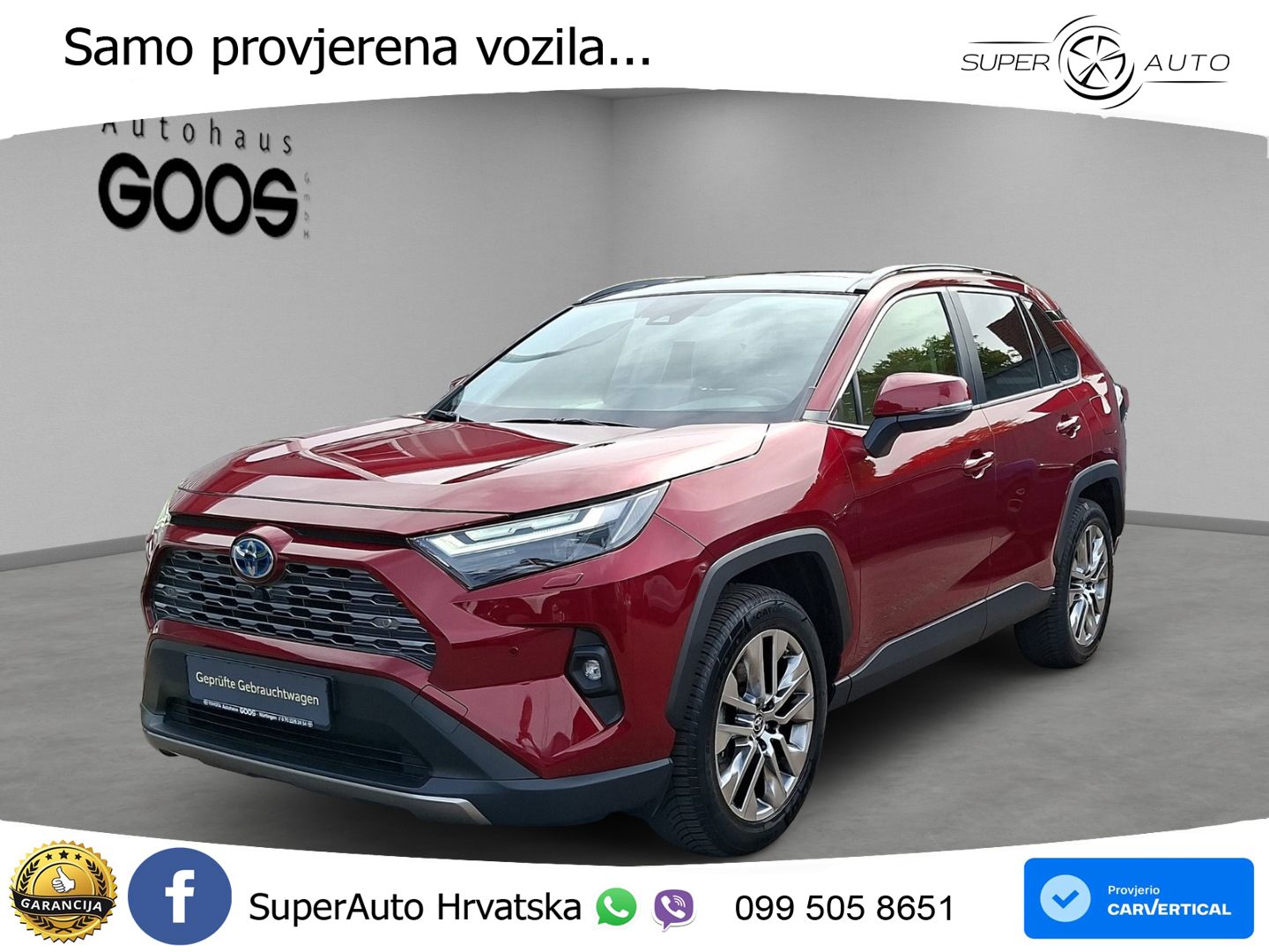 Toyota RAV4 2.5 (222 KS) Hybrid AWD-i eCVT LED+GR SJED+ACC