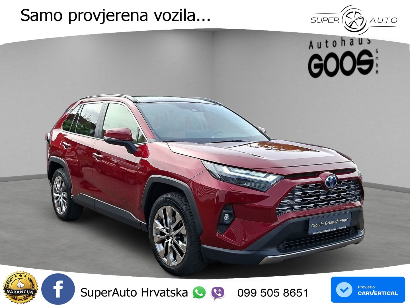 Toyota RAV4 2.5 (222 KS) Hybrid AWD-i eCVT LED+GR SJED+ACC
