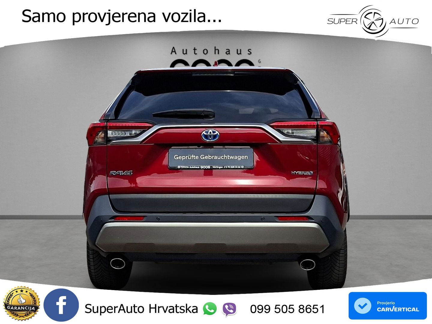 Toyota RAV4 2.5 (222 KS) Hybrid AWD-i eCVT LED+GR SJED+ACC