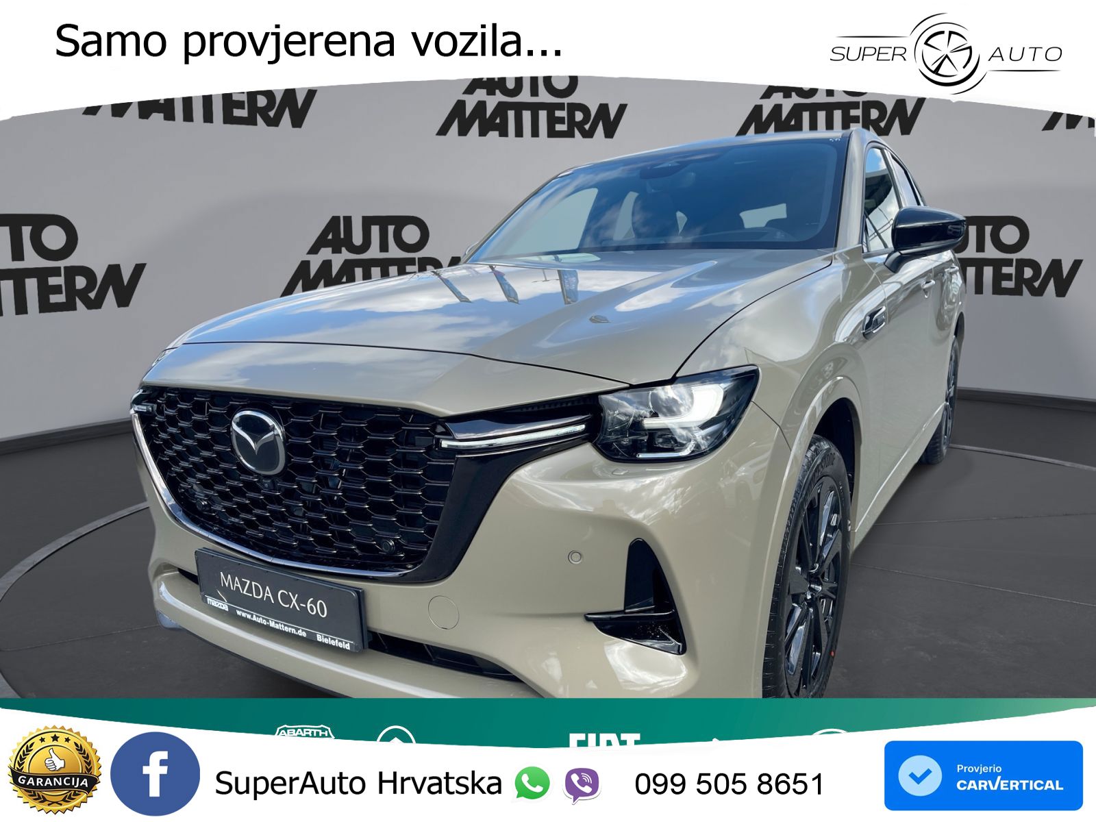 Mazda CX-60 3.3 e-Skyactiv D (254 KS) AWD Automatic LED+GR SJED+ACC