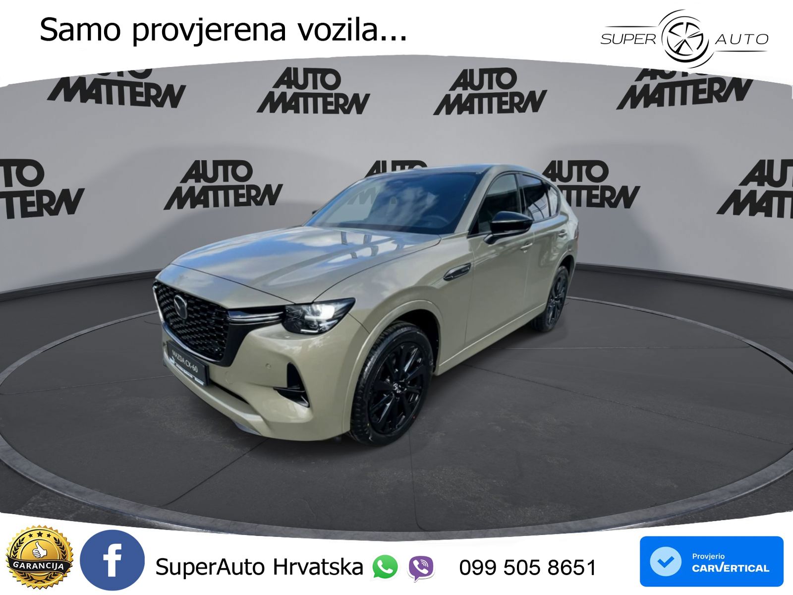 Mazda CX-60 3.3 e-Skyactiv D (254 KS) AWD Automatic LED+GR SJED+ACC